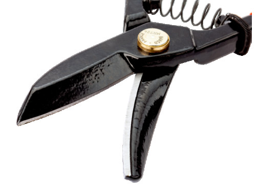 Ножницы для прямого реза с одним тонким и одним толстым лезвием, 260 мм