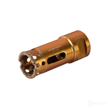 Коронка алмазная для УШМ ПРАКТИКА "Эксперт" 25 мм (1шт) блистер (641-039)