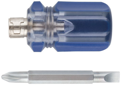 Screwdriver with adjustable sting, plastic handle 6x32 mm (PH2/SL6)