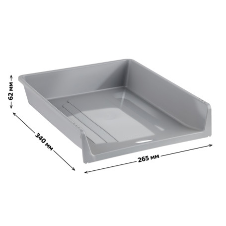 Paper tray horizontal STAMP "1b1", grey