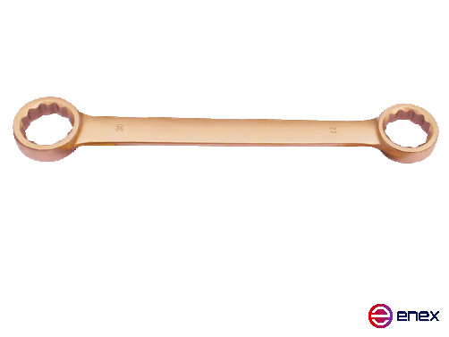 ИБ Двусторонний накидной гаечный ключ (медь/бериллий), 19х21 мм