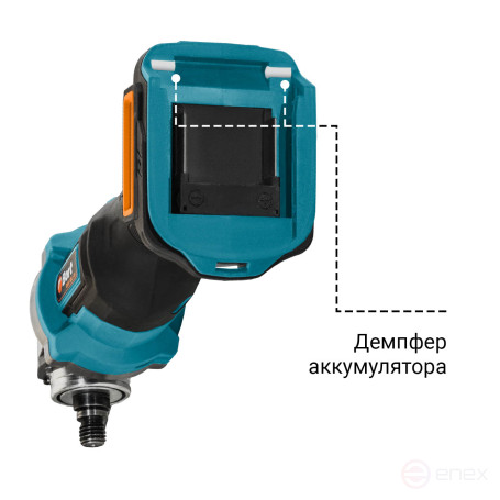 Машина шлифовальная угловая аккумуляторная BORT BWS-18Li-XK