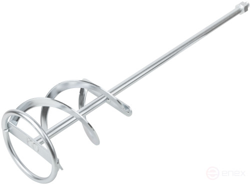 Миксер для тяжелых строительных смесей усиленный Профи, хвостовик М14, 120х590 мм, 04284