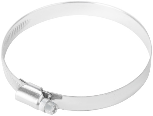 Crimping knurled clamp, width 12 mm, stainless steel.steel 70-90 mm