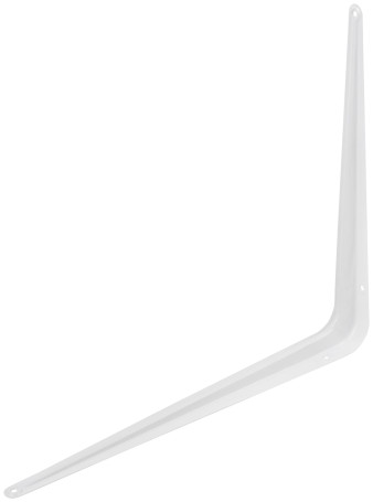 Corner bracket white 300x350 mm (0.9 mm)