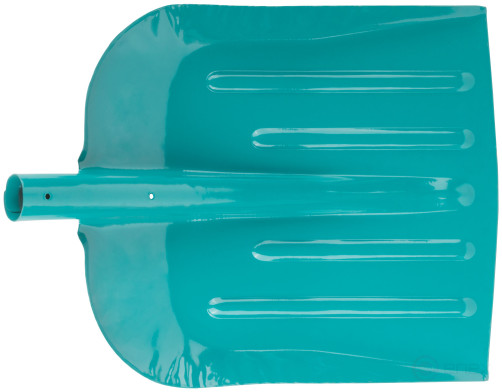 Snow shovel, steel sidewalk shovel without handle 390x456 mm