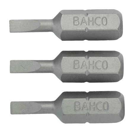 1/4" Bits 3 pcs. for screws with a slot 1.2-8 25 mm