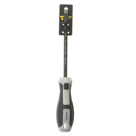 Slotted screwdriver SL8x150mm Ø8mm magnetic, rod S2, with holder HRC≥59 ER-28150SL EUREKA /1/12/144 NEW