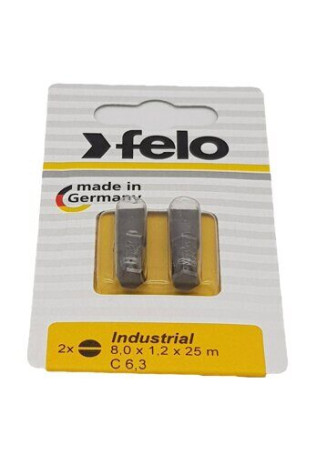 Felo Бита Плоская шлицевая 8X1,2X25, серия Industrial, 2шт в блистере 02080036