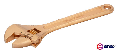 IB Adjustable wrench (copper/beryllium), length 150(6")/grip 18 mm