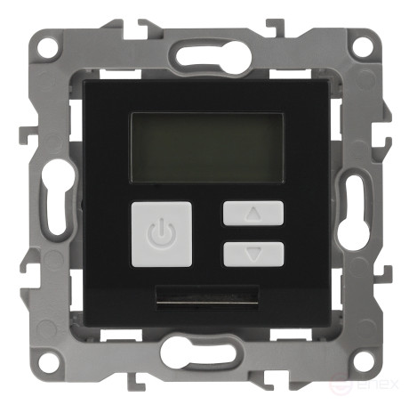 12-4111-05 ERA Thermostat universal 230V-Imah16A, IP20, Era 12, anthracite