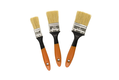 A set of three Gauguin flute brushes 25-50mm. // HARDEN