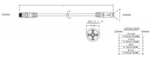 PC-LPM-UTP-RJ45-RJ45-C5e-1M-LSZH-GN Патч-корд U/UTP, Cat.5е (100% Fluke Component Tested), LSZH, 1 м, зеленый