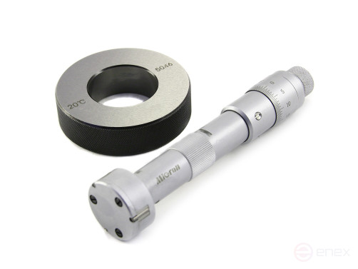 Нутромер микрометрический трехточечный НМТ 30-40 0,005 с установочным кольцом Micron