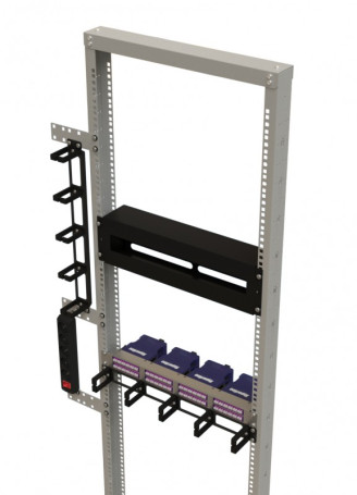 ORL1-32-RAL7035 Open rack 19-inch (19"), 32U, single frame, color gray (RAL 7035)