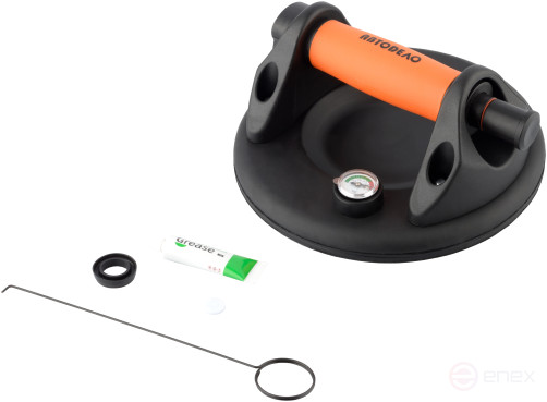 Вакуумная присоска с манометром (D-200мм) АвтоDело 40156