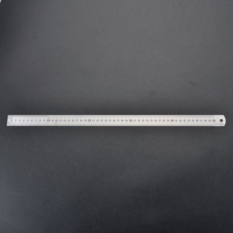 Measuring ruler made of stainless steel, 1500 mm.// HARDEN