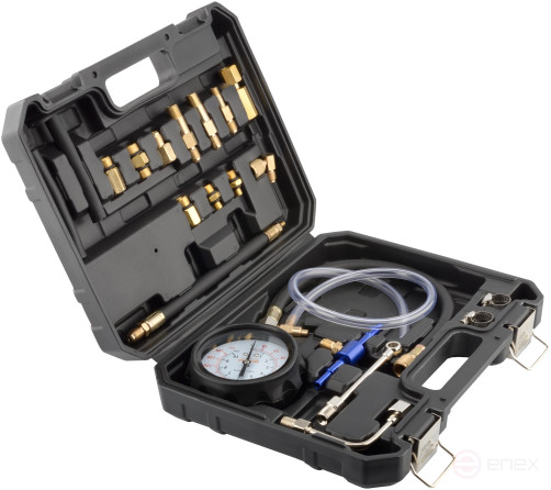 Fuel pressure meter (0-10 bar, gasoline engines; 20pr) Avtodor 40147