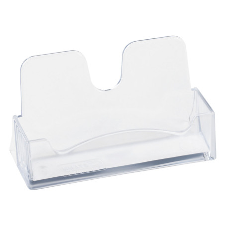 Business card holder desktop STAMP, 40*100mm, transparent