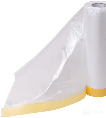 Пленка защитная с малярной лентой, Clever Quick, 2700 мм x 17 м