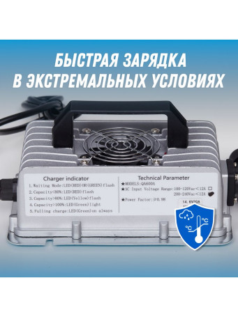 Battery Charger 12V 20A IP67 Single Phase