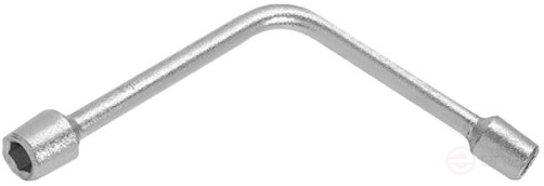 The key is L-shaped, 2-sided, 9x11 mm.