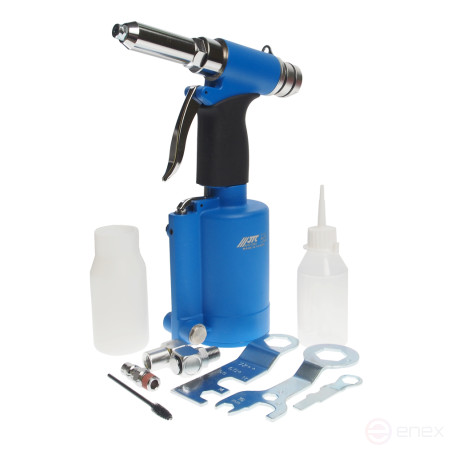 1/4" Pneumatic Reinforced Riveter,Stem 18mm 90PSI 2000LBF JTC