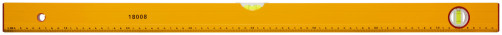 Уровень "Эконом", 2 глазка, желтый корпус, шкала 800 мм