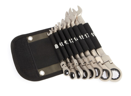 Branded bag for a set of ratchet keys 8, 10, 12, 13, 14, 15, 17, 19 mm, 8 pcs. (for sets 515085 and 515485)