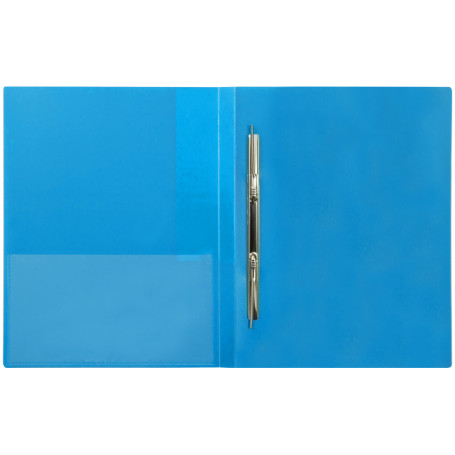 Папка с пружинным скоросшивателем Berlingo "Color Zone", 17 мм, 600 мкм, синяя