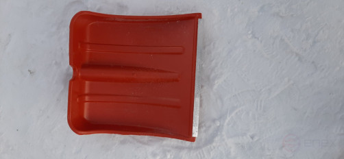 Snow shovel "Snowball" Color 380x365mm with aluminum bar