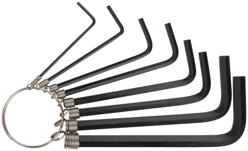 Ключи шестигранные на кольце, 8 шт. (1,5-6 мм)