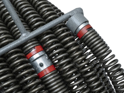 Комплект прочистных спиралей VOLL СТАНДАРТ диаметром 32 мм*4,5 м - 5 шт., на барабане