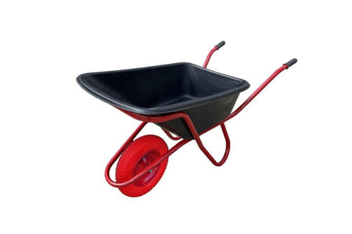 Industrialist 1-wheel anti-shock reinforced wheelbarrow, 110 liters (cast wheel)