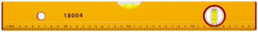 Уровень "Эконом", 2 глазка, желтый корпус, шкала 400 мм