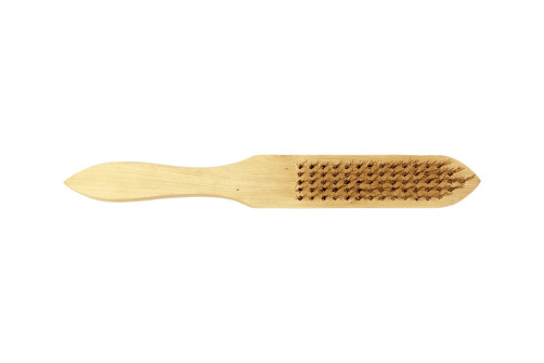 Manual 5-row wooden metal brush
