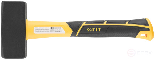 Forged sledgehammer, reinforced fiberglass handle Profi 1.5 kg, 45225
