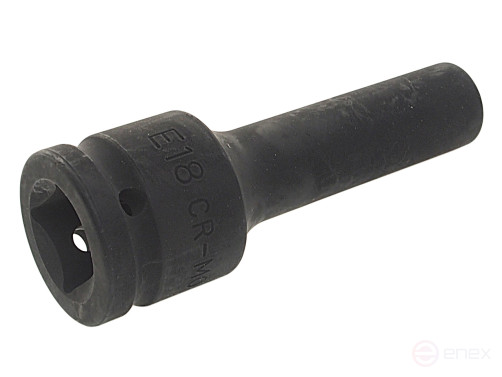 Головка торцевая 3/4" TORX E18 ударная глубокая L=110мм JTC