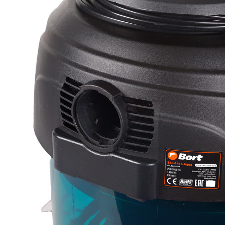 Vacuum cleaner for dry and wet cleaning BORT BSS-1415-Aqua