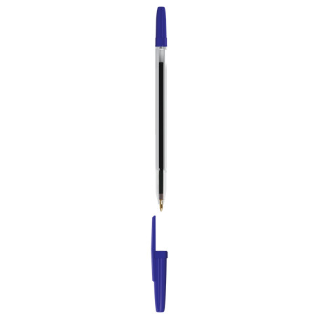 Ballpoint pen STAMM Optima 3 pcs., blue, 1.0mm, package with European weight