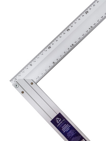 Угольник алюминиевый строительный 350 мм (две шкалы)