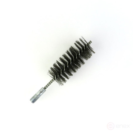 Steel brush D43, pile 0.30, fit M12 thread (14-543) cord brush for cleaning and cleaning holes, channels, heat exchanger, tubes, equipment in furnace, chimney, boiler systems