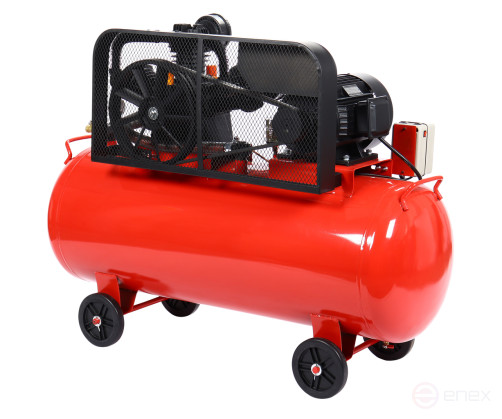 Pneumatic compressor 380V 7.5kW 16atm 700l/min. receiver-300L piston belt GTE