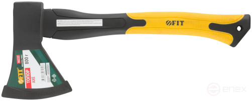 The axe is forged reinforced steel, reinforced fiberglass handle 800 gr.