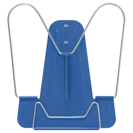 Подставка для книг СТАММ, металлическая, синяя