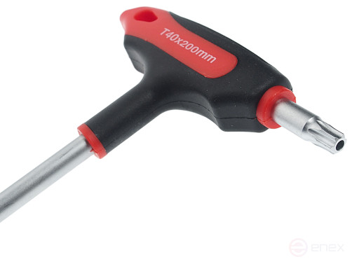 Ключ TORX Т-образный T40H с отверстием JTC