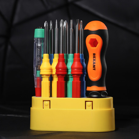 10-piece REXANT screwdriver set