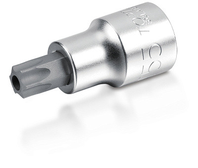 Головка торцевая TORX 1/2" T40 L=55 мм с отверстием TOPTUL