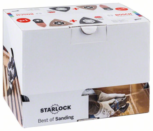 Starlock Best of Sanding Set, 6 pcs. Sanding paper AVZ 93 G; AVZ 90 RT6; AVZ 32 RT4; Wood & Paint (3 pcs.)