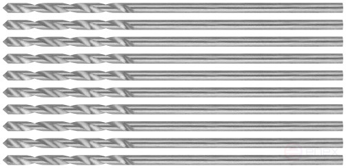 HSS ground metal drills, 135° sharpening angle, 1 x 34 mm (10 pcs.)